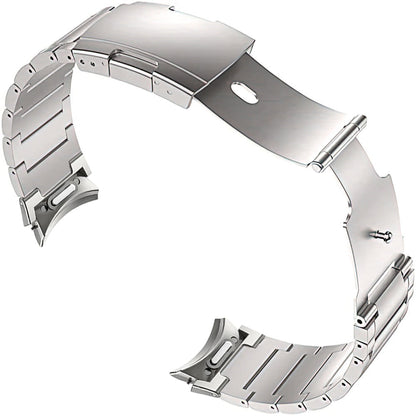 MaKTech Titanium Band,[No Gap] Metal Bracelet Strap with Spring Button,for Samsung Galaxy Watch